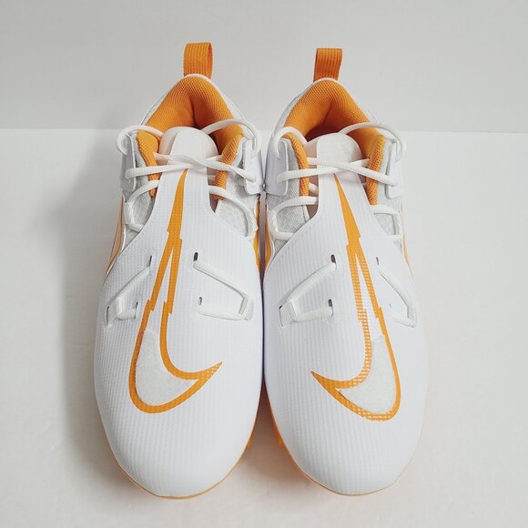 NEW Nike Alpha Menace 3 Tennessee Vols PE Football Cleats FJ6126-103 Size 14 W